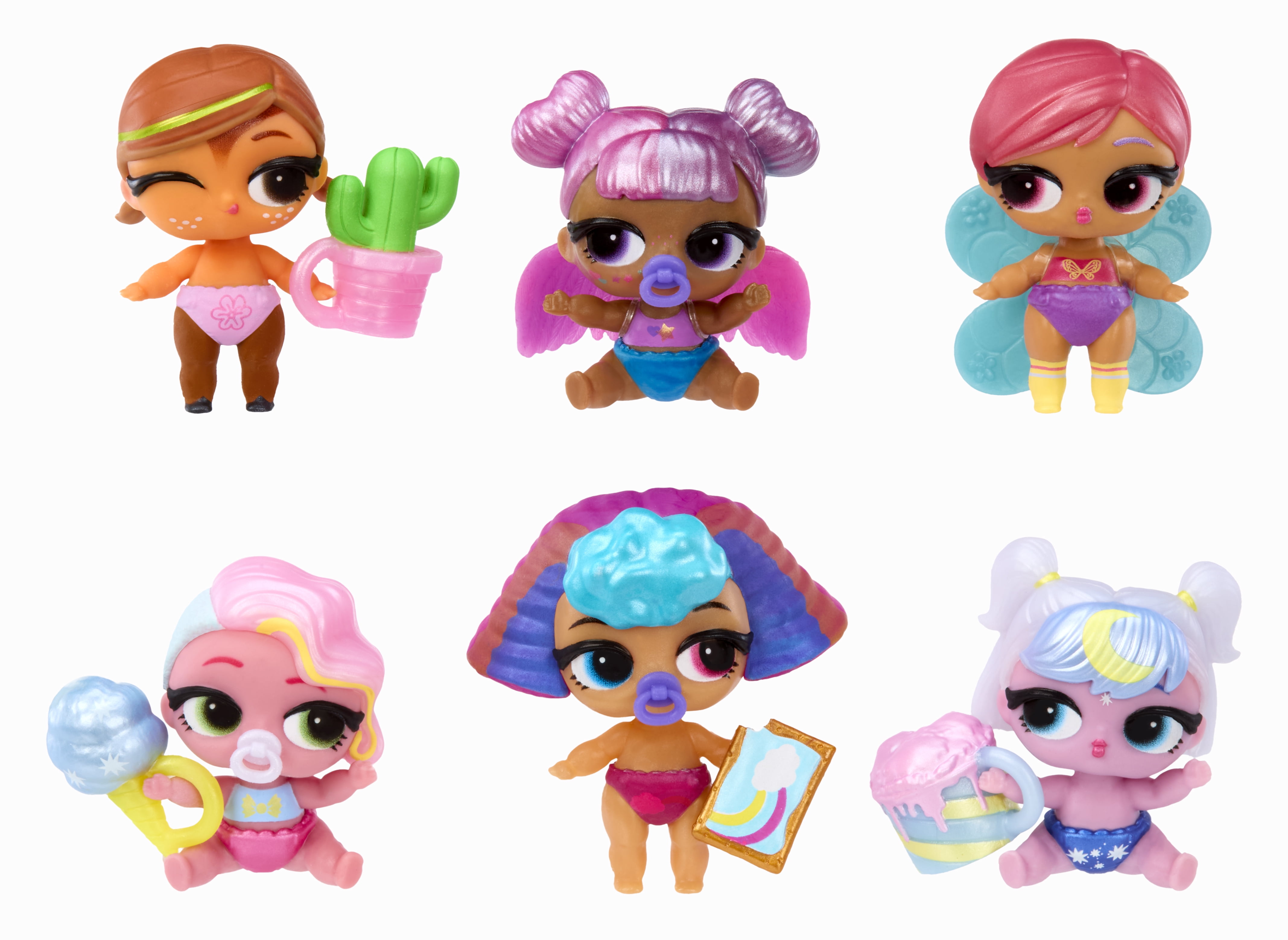 LOL Surprise Bubbly Surprise Baby Sisters Blind Collectible Dolls, Color Change Reveal, Ages 4+