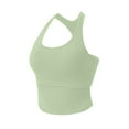 thumbnail image 4 of Pntutb Hauts Sans Manches pour Dames Mode Féminine Tempérament Sans Manches Col Rond Couleur Gilet Chandail à Enfiler Hauts Rolback, 4 of 4