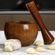 thumbnail image 1 of Wooden Mortar And Pestle, Great For Manual Ginger, Spices, Garlic Press Jujube Medicine Garlic Wuqx, 1 of 4