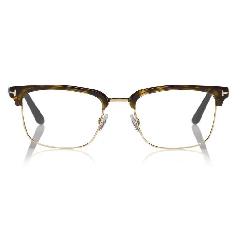 Tom Ford FT5504 056 Havana Clear Lens Plastic 54 mm Men's - Main Image