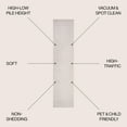 thumbnail image 4 of JONATHAN Y SCANDINAVIAN 2 x 8 Runner Rug, Hallie Minimalist Curve Geometric - Ivory/Cream, SCN100B-28, 4 of 10