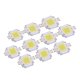 thumbnail image 2 of 10 piezas 10W LED SMD Chip COB DC 9‑10V para lámpara de luz de inundación Bombilla de perlas de alta potencia Blanco frío, 2 of 15