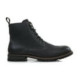 thumbnail image 2 of Polar Fox Knoxville MPX806068 Mens Casual Work Laced Classic Motorcycle Combat Zipper Boots, in Midnight Navy, Men's Size 7, 2 of 8