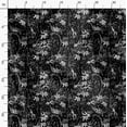 thumbnail image 3 of Soimoi Black Fabric - By the Yard - 42 Inch Wide - Leaves Tropical - Verdant Canopy: A Tapestry of Tropical Leaves Printed Fabric, 3 of 6