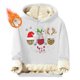 thumbnail image 1 of Sudadera con capucha para hombre, informal, a la moda, con estampado navideño, de manga larga y bolsillo, de poliéster, 1 of 5