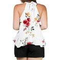 thumbnail image 4 of Ichuanyi Womens Shirts , Fashion Women Printed Halter O-Neck Tank Sleeveless Casual Tee Tops Blouse, 4 of 6