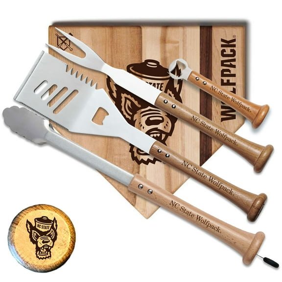 Baseball BBQ NC State Wolfpack 12'' Grand Slam Combo Set