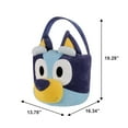 thumbnail image 4 of Bluey Jumbo Plush Easter Basket, 11 inches Tall, Blue, by Ruz, 4 of 6