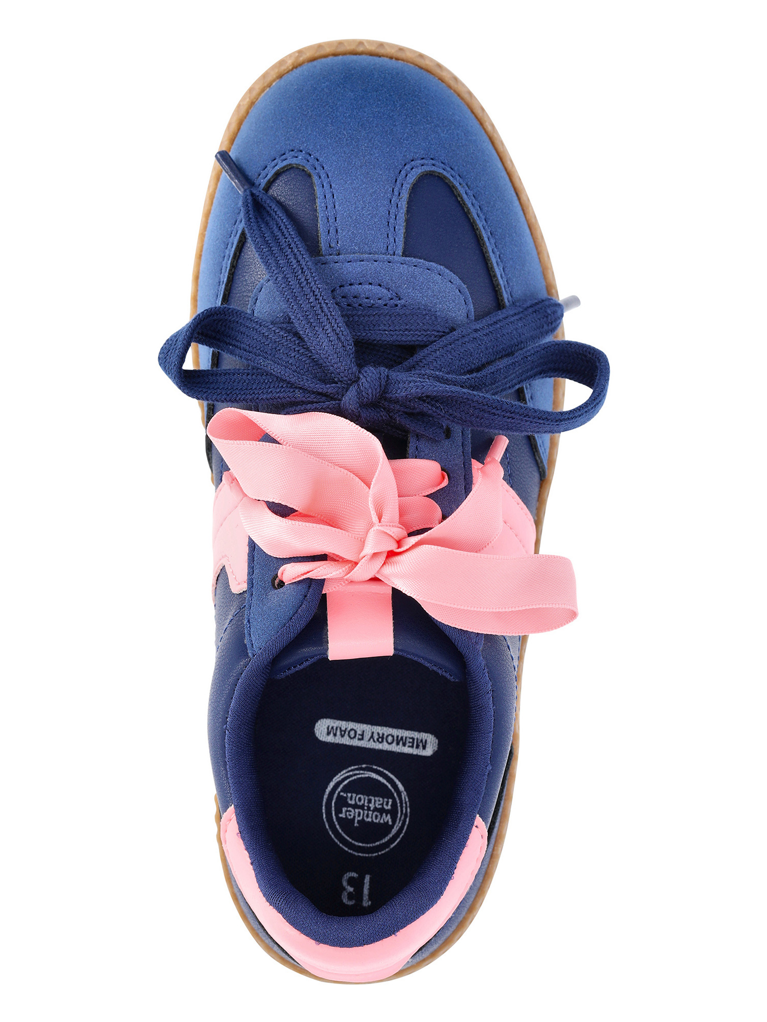 Wonder Nation Little and Big Girls Casual Soccer Sneakers
