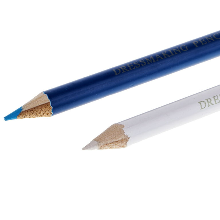 Tailor's Chalk Pencil, White, Blue