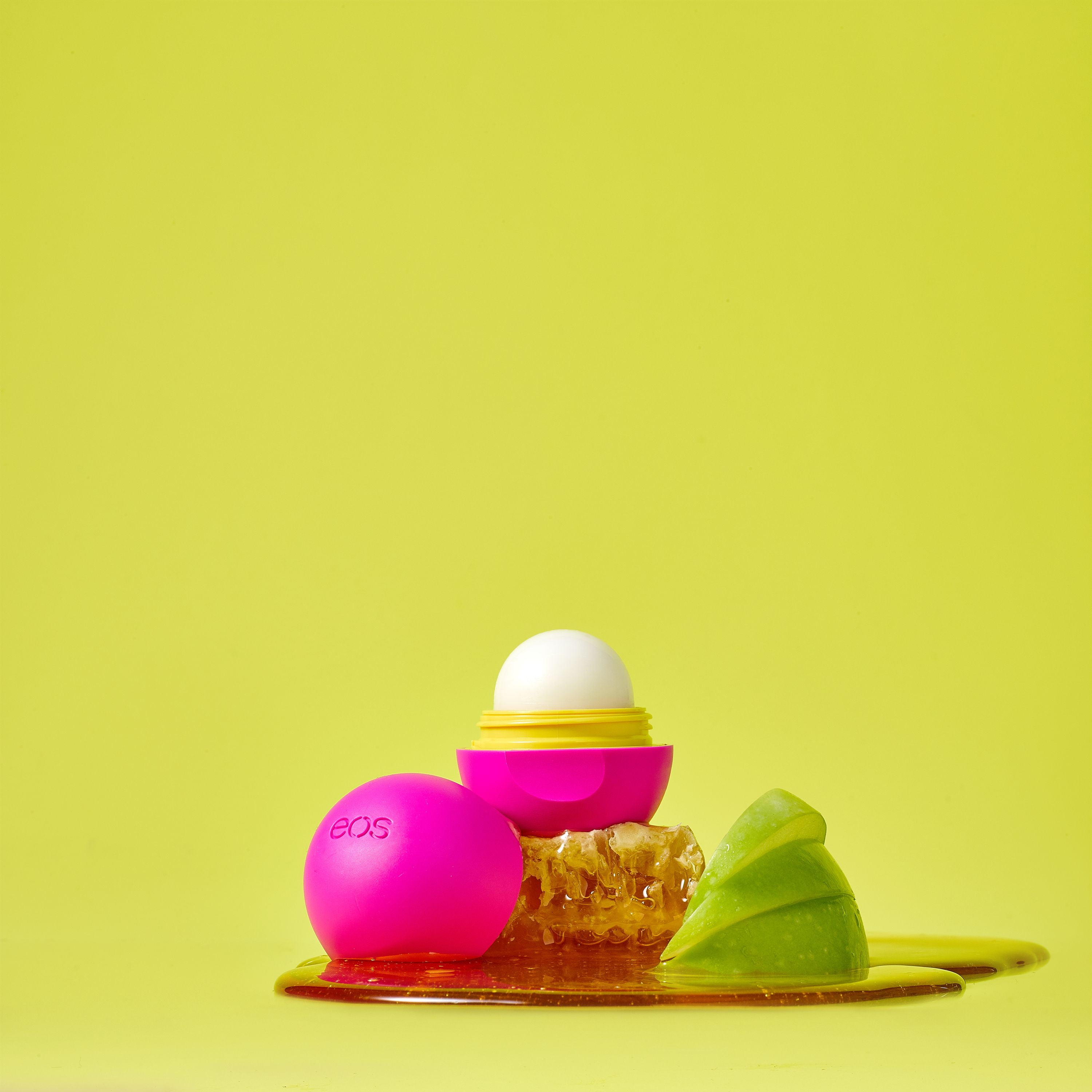 eos Visibly Soft Lip Balm, Honey Apple, Deelp Hydrates for Softer Lips, 0.25oz