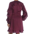 thumbnail image 2 of maison Jules Womens Ruffle Fit & Flare Dress, Red, 8, 2 of 2