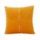 thumbnail image 1 of Lujosa funda de cojín de terciopelo de 45 x 45 cm con detalles dorados para sofá cama y salón, 1 of 4