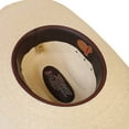 thumbnail image 4 of Justin Bent Rail Buckhorn Palm Leaf Cowboy Hat -  7 3/8, 4 of 4
