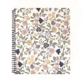 thumbnail image 2 of Steel Mill & Co Lindo Cuaderno Floral Grande En Espiral Con Rayas Universitarias, 11 X 9,5 Pulgadas, Tapa Dura Duradera Y 160 Páginas A Rayas, Color Morado, 2 of 5