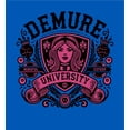 thumbnail image 5 of Demure University Adult Royal Blue Crew Neck Short Sleeve Tee-Medium, 5 of 5