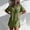 Army Green, variant on Women Cotton Swimsuit Coverup Shirt Dress Button Down Bathing Suit Cover Up Beach Vacation Outfits