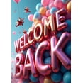 thumbnail image 4 of Giant Golden Welcome Back Letter Banner Background Party Decorations for Office Reopening Store Opening Community Event Festival Celebration, 4 of 8