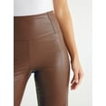 thumbnail image 5 of Sofia Jeans Women's Faux Leather Bootcut Pants, 32.5" Inseam, Sizes XS-2XL, 5 of 7