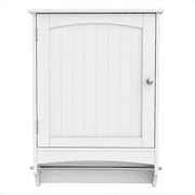 Wall Mounted Storage Cabinet Medicine Cabinet Space Saver Single Door
