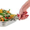 thumbnail image 2 of Walco Poignée de Poêle à Aliments avec Poignées Rouges, Acier Inoxydable, 2 of 2