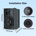thumbnail image 3 of Altavoces exteriores Herdio de 5.25 pulgadas, 600 W, pasivos a prueba de agua (4), 3 of 7