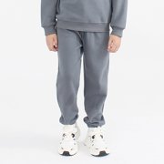 Pants Boys and Girls Solid Jogger Sweat With Pockets Warm Kids Comfort Flex Waist Trousers Casual Linen Pants,Size 10 Years-12 Years
