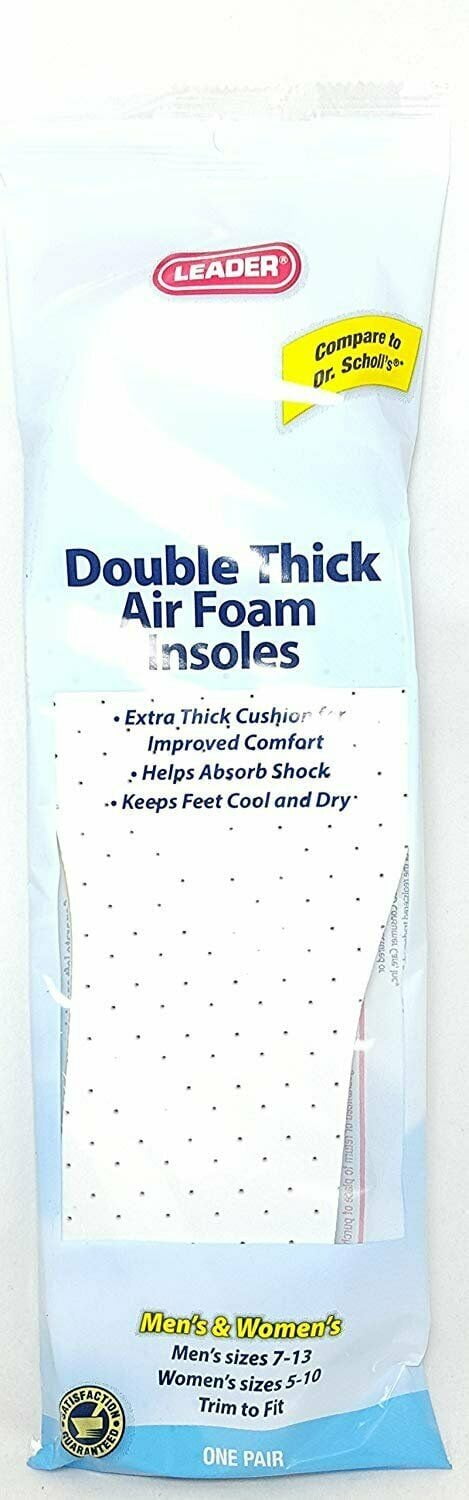 NEW PAIR SPORT INSOLES FRESH FOAM LAYER CUSHION EXTRA ABSORBING ODOUR CONTROL 