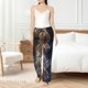 thumbnail image 4 of Balery Watercolor Snake Skin Pantalones de pijama para mujer, pijamas ultraligeros, pantalones de estar por casa-3X-Large, 4 of 6