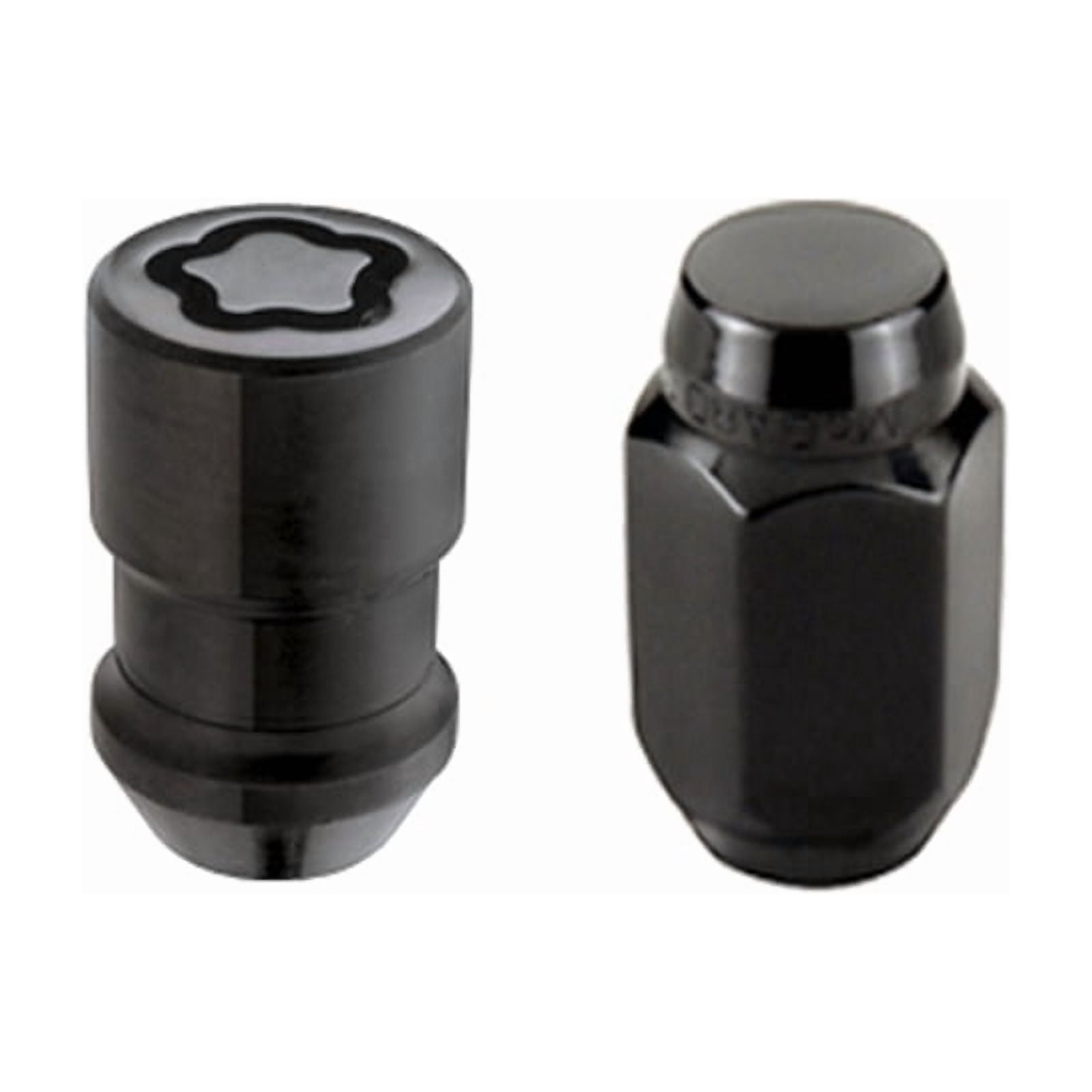McGard 84658 Chrome/Black (M12 x 1.5 Thread Size) Cone Seat Wheel Installation Kit for 6-Lug Wheels