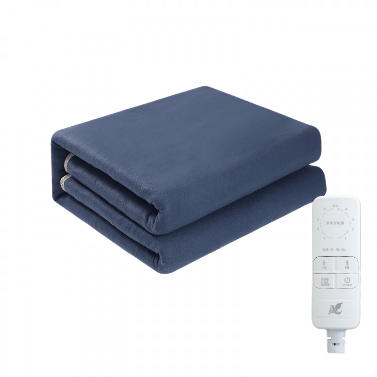 Couverture Chauffante Confortable 180" X 150" avec Protection contre la Surchauffe 9 Réglages de Chauffage Lavable en Machine, Bleu Vif