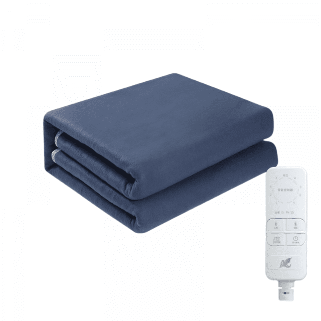 Couverture Chauffante Confortable 180" X 150" avec Protection contre la Surchauffe 9 Réglages de Chauffage Lavable en Machine, Bleu Vif