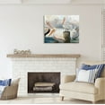 thumbnail image 2 of Stupell Industries Pelicans Perched Cloudy Horizon Coastal Painting Gallery Wrapped Canvas Print Wall Art, 2 of 7