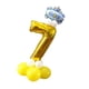 thumbnail image 5 of Piezas De 16 Dígitos Numéricos Baby Boy Ballons Cumpleaños Para Niños Baby Shower Decor 32 " Soledad Globo de números 0 a 9 Set, 5 of 6