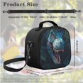 thumbnail image 5 of Jeiento Dinosaur 3 Pcs Backpack Set Travel Bag Portable Bookbag Knapsack Daypack Large Capacity Sports Backpacks Schoolbag with Lunch Box Pencil Case for Boys Blue, 5 of 7
