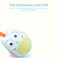 thumbnail image 4 of Búho Wobble Toy Cute Wobbling Melody Owl Toy Exquisito Juguete Educativo Temprano Para Bebés Para El Hogar Niños De 0 A 3 Años De Edad seitruly FN003509-02, 4 of 6