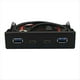 thumbnail image 5 of Panel de Bahía de Unidad de Disquete USB3.2 GEN2 TYPE-C Bahía Unidad Disquete Panel de 10 Gbps HUB 3,5 Pulgadas Conectores de Hacia Atrás de Puerto C de 19 Pines A Puerto C, 5 of 5
