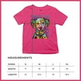 thumbnail image 5 of Tee Hunt Dean Russo Dalmatian Luv Colorful Dog Youth T-Shirt Neon Puppy Kids, Pink, Small, 5 of 5