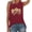 Wine, variant on "Aayomet Women Tops Women's Casual Marble Print V Neck Button Down Tank Tops Sleeveless Blouse Vest, M"