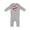 AC-Heather Grey, variant on Ems Baby Romper Coveralls