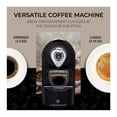 thumbnail image 5 of ChefWave Máquina de café espresso compatible con cápsulas Nespresso (negra) con soporte para cápsulas y paquete de 2 tazas de vidrio con espumador de leche de mano (2 artículos), 5 of 5