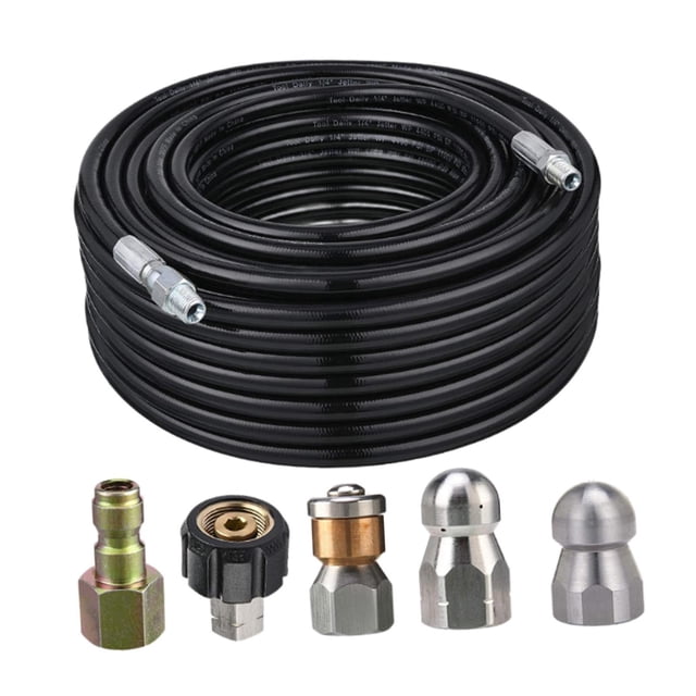 Kit De Chorro De Alcantarillado Para Lavadora De Alta Presión, Kit De Limpieza De Chorro Resistente De