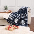 thumbnail image 4 of Couverture de noel, bleu 60po x 70po, 4 of 5