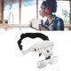 thumbnail image 5 of Lupa de diadema con 5 lentes, luz LED dual, lupa para montaje en la cabeza para reparaciones y manualidades, 5 of 9