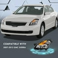 thumbnail image 4 of Bryght Black Halogen Headlights Fits 2007-2009 Nissan Altima Sedan Amber Headlamps, 4 of 6