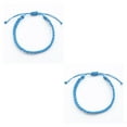 thumbnail image 2 of mmirethe Tressé Bracelet Fil Ciré Imperméable Bracelets Dressing Décor Type 2 2Set, 2 of 6