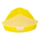 thumbnail image 1 of Caja de arena para conejos, orinal, entrenador para cobayas, hámsters, animales pequeños amarillo, 1 of 9