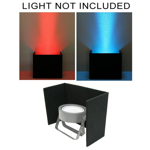 DJ Wedding Venue Lighting Slimpar 38 56 64 LED Up Light Uplighting Black Cover