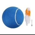 thumbnail image 2 of Inflatable Tennis Ball, Tennis Ball Wear Resistant Portable Inflatable  for Signature for Playing for Exhibition Blue, 2 of 7