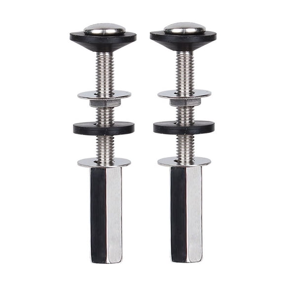 Matsuzay Kit de inodoro duradero con tornillos de acero inoxidable para baño equipado con tornillos de acero inoxidable Accesorios de baño 02 versión mejorada